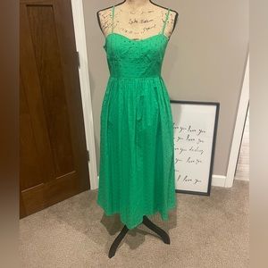 A New Day Green eyelet dress